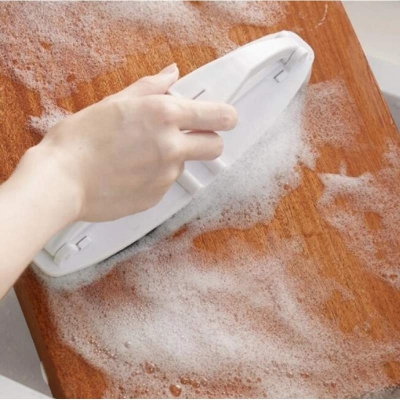 Picture of Foldable Cleaning Brush with Handle for Kitchen, Bathroom and Glass - Multicolor