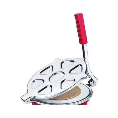 Picture of Stainless Steel Roti and Puri Press - 6.5 Inch - Silver