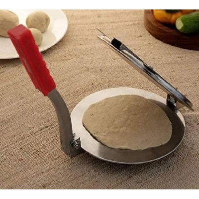 Picture of Stainless Steel Roti and Puri Press - 6.5 Inch - Silver