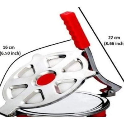 Picture of Stainless Steel Roti and Puri Press - 6.5 Inch - Silver