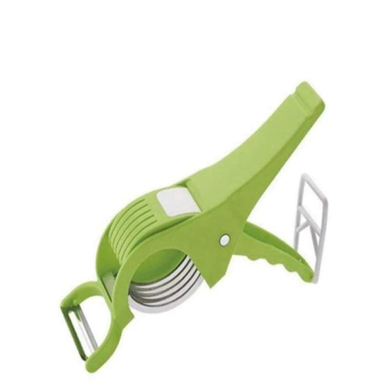 Picture of Multi-Functional Vegetable and Fruit Cutter with Peeler - Multicolor