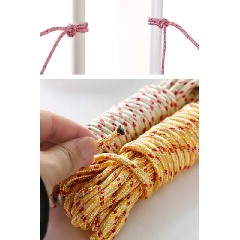 Picture of Thick Nylon Clothesline Rope - 20m - Multicolor