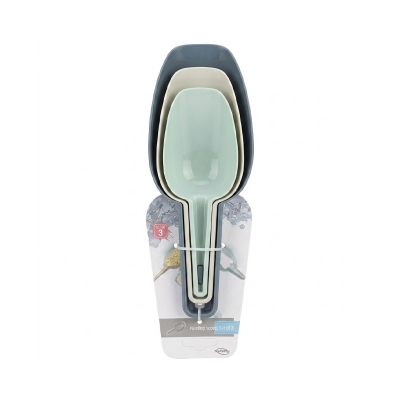 Picture of Plastic Kitchen Flour Scoop Set - 3 Pieces - Multicolor
