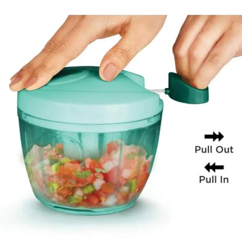 Picture of Large 3-Blade Pull String Vegetable Chopper - 350ml