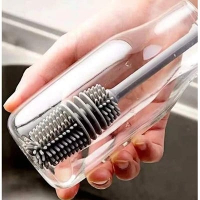 Picture of Long Bottle Cleaning Brush for Narrow-Neck Bottles - Grey