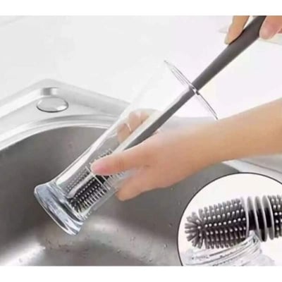 Picture of Long Bottle Cleaning Brush for Narrow-Neck Bottles - Grey