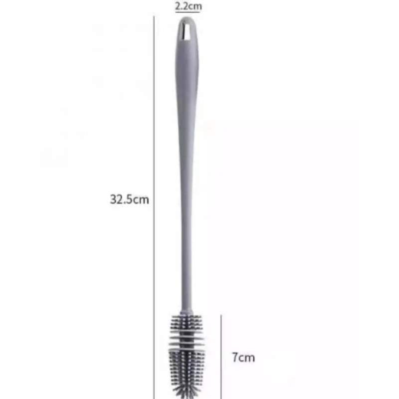 Picture of Long Bottle Cleaning Brush for Narrow-Neck Bottles - Grey