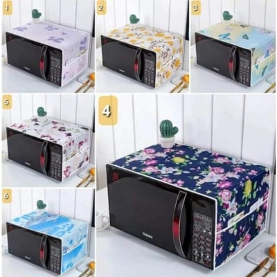 Picture of Handmade Microwave Oven, Refrigerator and Washing Machine Dust Cover - Multicolor