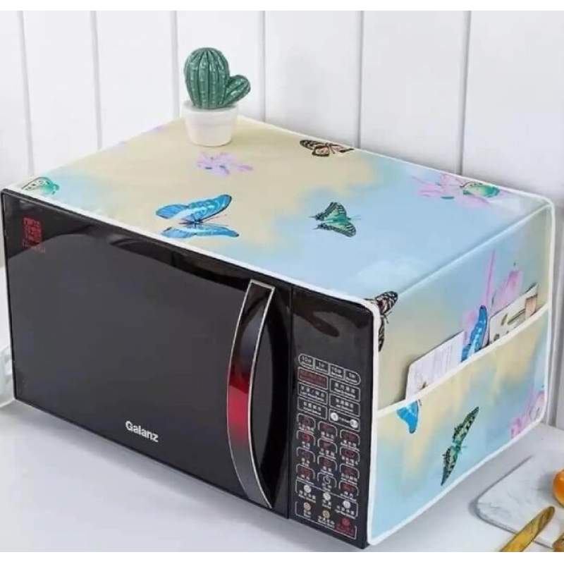 Picture of Handmade Microwave Oven, Refrigerator and Washing Machine Dust Cover - Multicolor