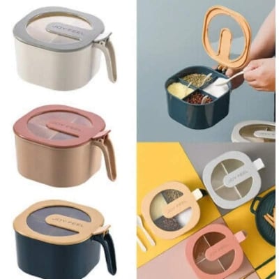 Picture of Plastic 4-Container Spice Box - Multicolor