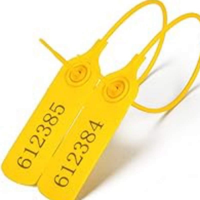 Picture of 100-Piece Plastic Truck Door Security Seals - Yellow