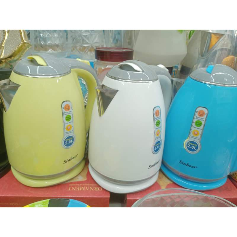 Picture of Electric Kettle - 2L Stainless Steel, BPA-Free with Auto Shut-Off - Multicolor