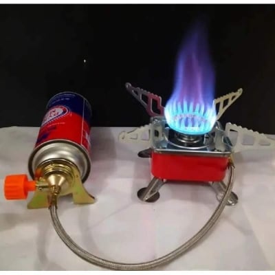 Picture of Portable Mini Camping Gas Stove with Gas Bottle
