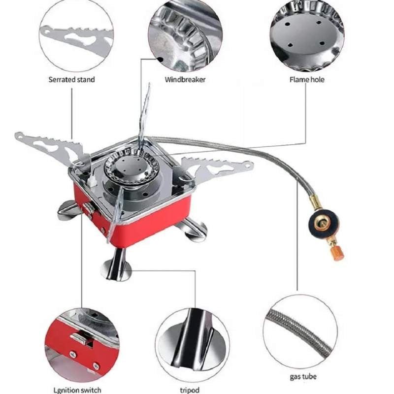 Picture of Portable Mini Camping Gas Stove with Gas Bottle