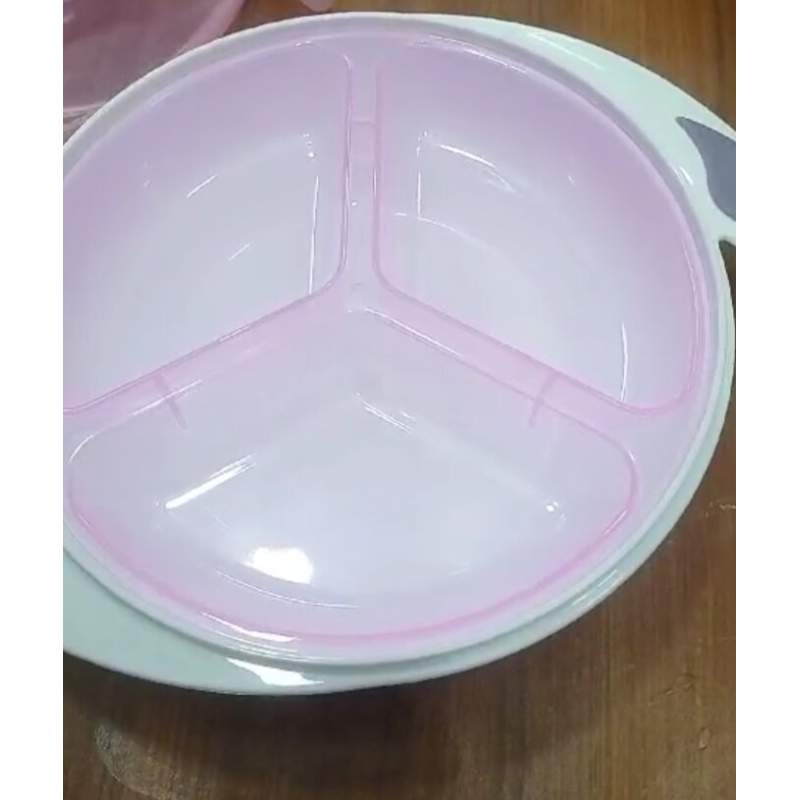 Picture of Baby Feeding Bowl and Spoon Set with Suction Base - Multicolor
