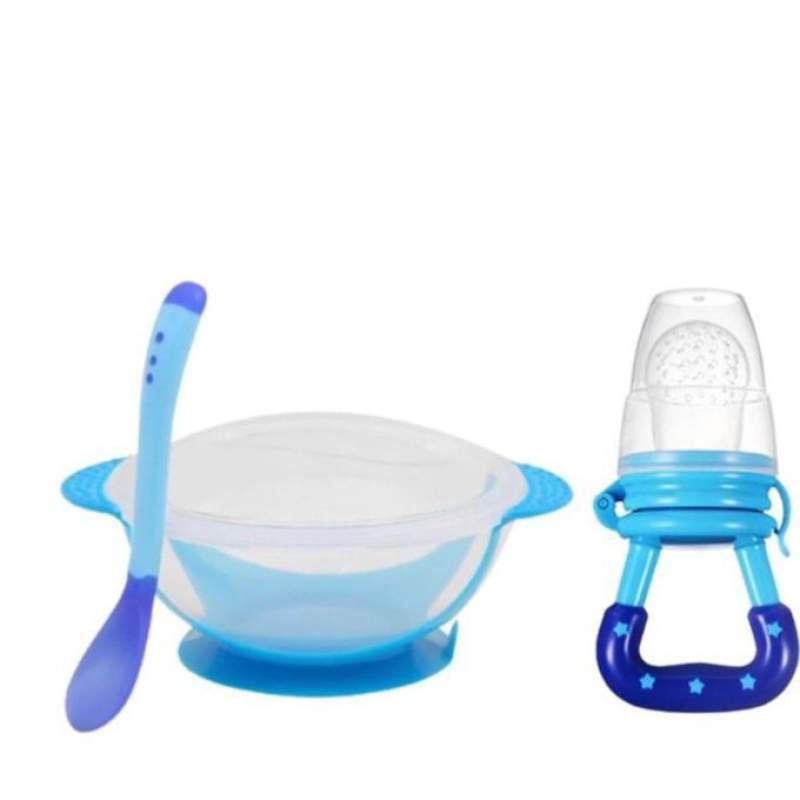 Picture of Kids Sensing Feeding Spoon and Fruit Nibbler Set - Multicolor