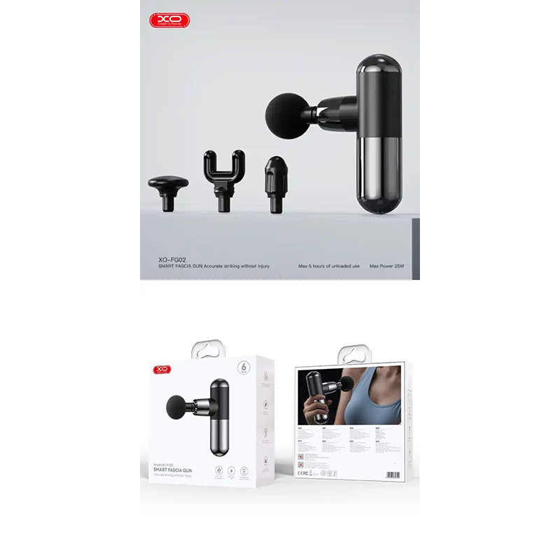 Picture of XO FG02 Massager Rechargeable Muscle Gun 900mAh-Black