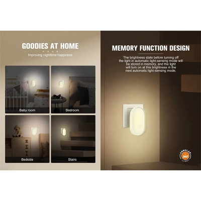 Picture of Ldnio Y2 Intelligent Sensor Night Light-White