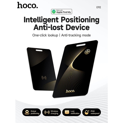 Picture of HOCO E92 Smart Tag Find My Anti-Lost Device-Black