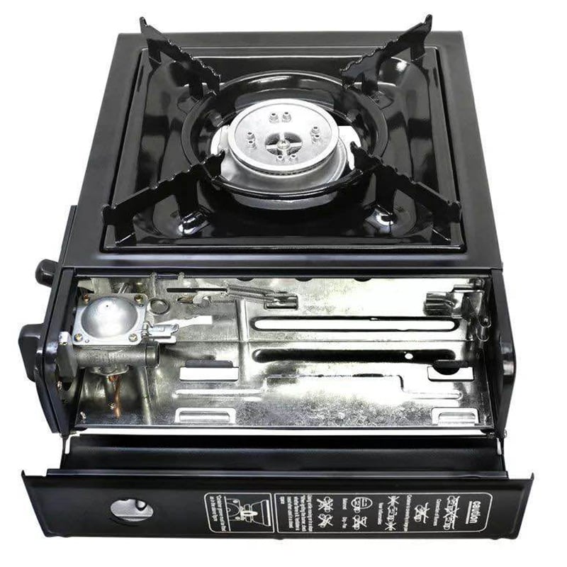 Picture of Osel Gourmet Chef Portable Single Butane Gas Stove with Case For Camping or Emergency-Black