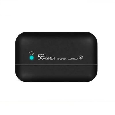 Picture of PW100 4G power bank Mobile Wi-Fi hotspot 4G pocket wifi 10000mAh battery cat 4 router-Black