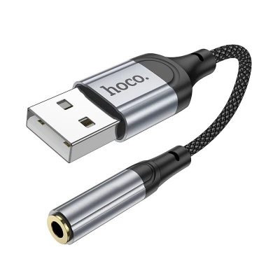 Picture of Hoco LS36 USB To 3.5 Fresh External Sound Card-Black
