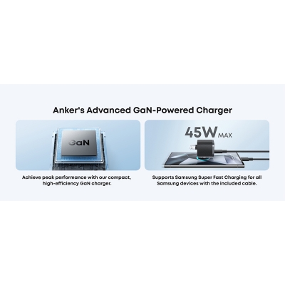 Picture of Anker Nano Charger (45W, 1C)-Black