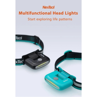 Picture of Nextool Headlamp LED Rechargeable Head Lamp Waterproof Zoom Flashlight 3 Modes for Outdoor Camping Fishing Bicycle Light-Black