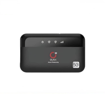 Picture of OLAX M100 Power Bank WiFi Router – 10,000mAh Portable Charger & WiFi 6 4G Router (Dual-Band, SIM Support)-Black