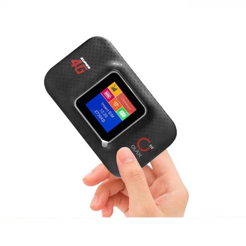 Picture of OLAX MF982 4G LTE Pocket WiFi Hotspot Router 3000mAh-Black