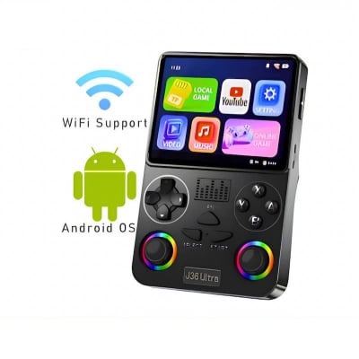 Picture of J36 Ultra All-in-One Handheld Gaming Console WiFi & YouTube Streaming and Global Network Connection support