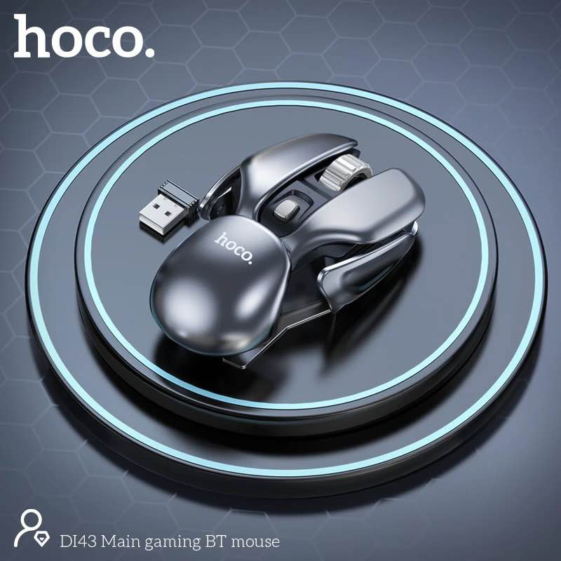 Picture of Hoco DI43 Robot 2.4G Gaming Wireless Mouse-Silver