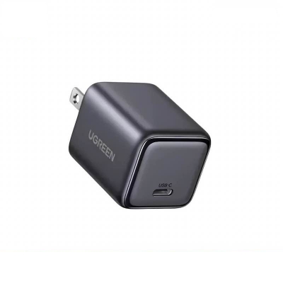 Picture of UGREEN X513 30W USB-C GaN Fast Charger US Plug (55530)-Black