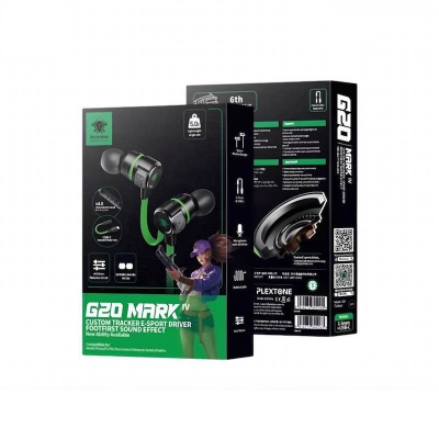 Picture of Plextone G20 Mark IV Gaming Earphone with Type-C to 3.5mm Dongle-Black