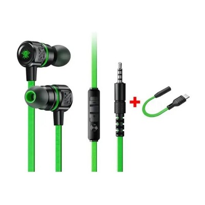 Picture of Plextone G20 Mark IV Gaming Earphone with Type-C to 3.5mm Dongle-Black