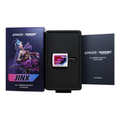 Picture of Anker League of Legends GaN 30W Type-C PD PIQ Charger - A9522-Black