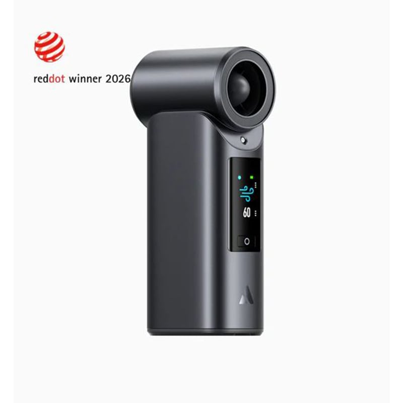 Picture of Aecooly Cold Air Ultra Portable Misting Fan PM01S with 7000mAh Battery & Color Touchscreen-Black