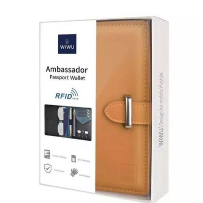 Picture of WiWU Ambassador Passport Leather Wallet