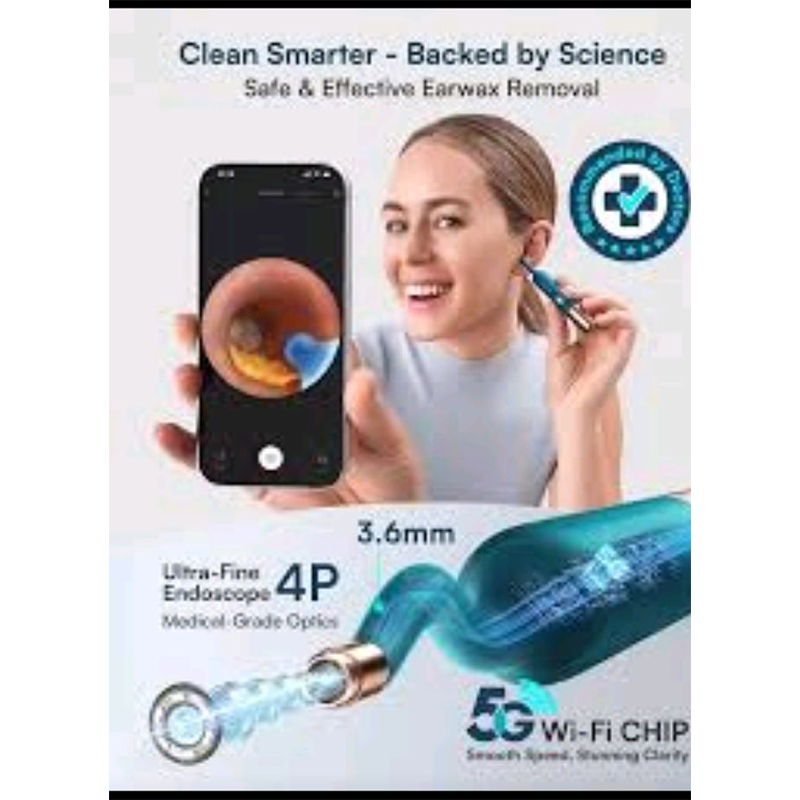 Picture of Bebird Earsight Ultra Ear Wax Removal Kit B31R Smart Ear Camera