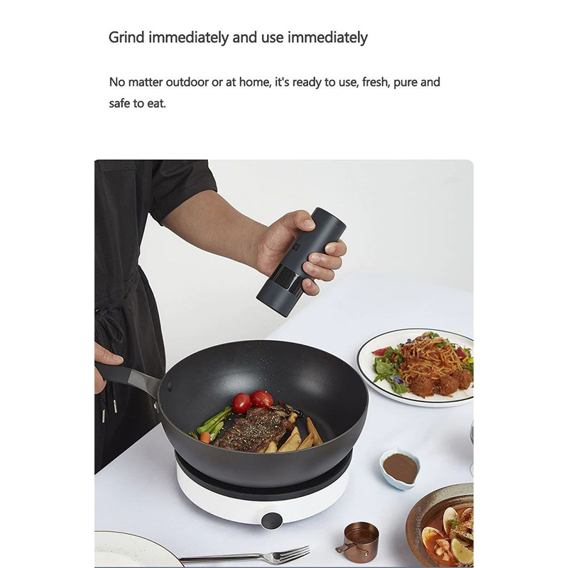Picture of Youpin Huohou Automatic Electric Pepper Salt Grinder-Black