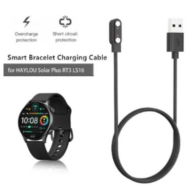 Picture of Haylou Solar Plus RT3 Magnetic USB Charging Cable-Black