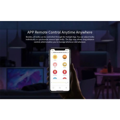 Picture of Xiaomi Yeelight Smart LED Bulb 1S-Silver
