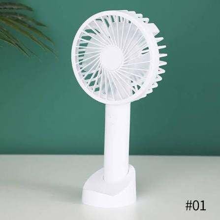 Picture of Rechargeable mini hand fan for girls make up ang baby suitable for loadsheding-Multicolor