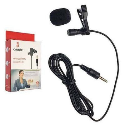 Picture of Candc U1 Microphone Proffessional Lavalier Microphone-Black