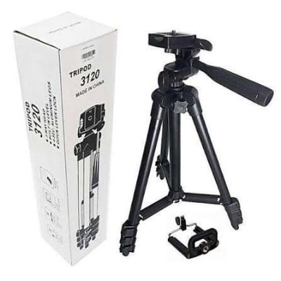 Picture of Tripod Camera Stand Mobile Stand For Tik Tok - 3120 - Sturdy and Adjustable Mobile Stand for Capturing Perfect Shots-Black