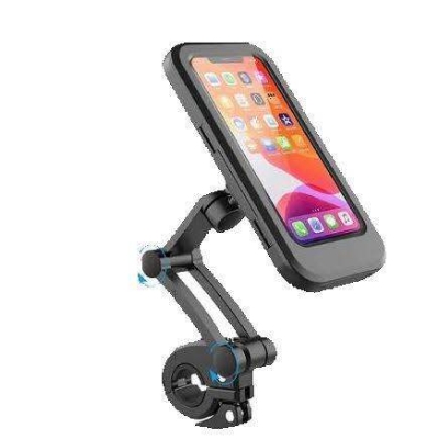 Picture of Rain-Proof Phone Holder Bicycle Handle Waterproof Mobile Phone Holder Portable For Motorcycle Bike Holders Phone Bracket-Black