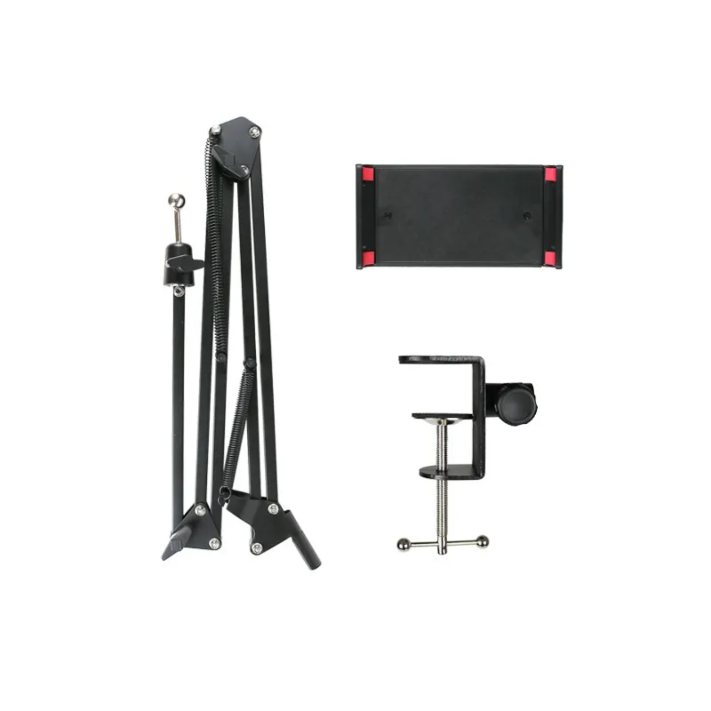 Picture of Mobile Stand Lazy Long Arm Portable Adjustable Desk Mount for Mobile Phone-Black