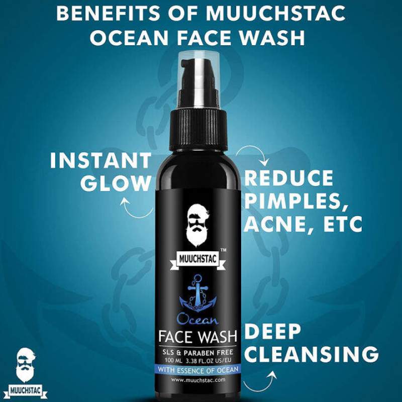 Picture of Muuchstac Ocean Face Wash for Men-100ml