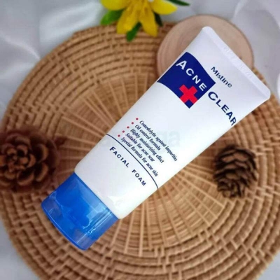 Picture of Mistine Acne Clear Face Wash Facial Foam 85 ml-Multicolor