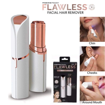 Picture of Flawless Skin Women Painless Hair Remover Face Facial Finishing Touch Epilator - Trimmer-Multicolor